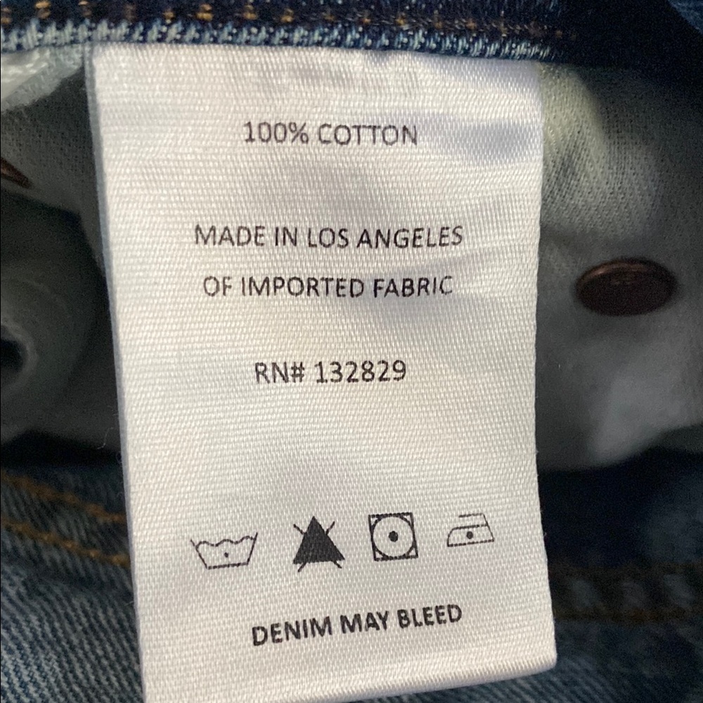 Grlfrnd The Courtney Low Rise Loose Boot Cut Jeans in High Bridge SZ 26 - Picture 4 of 9